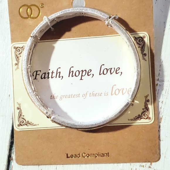 ✝️Bracelet: FAITH HOPE LOVE- CORINTHIANS 13:13 - Picture 6 of 11